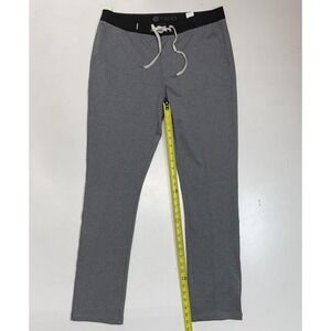 Vuori Drawstring Jogger Sweat Pants Gray With Black Pocket Size 32‎